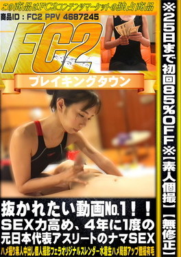 抜かれたい動画 1！！SEX力高め、4年に1度の元日本代表アスリートのナマSEX