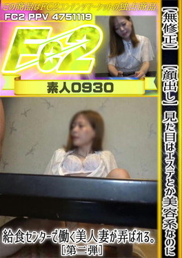 【顔出し】見た目はエステとか美容系なのに給食センターで働く美人妻が弄ばれる。[第二弾]